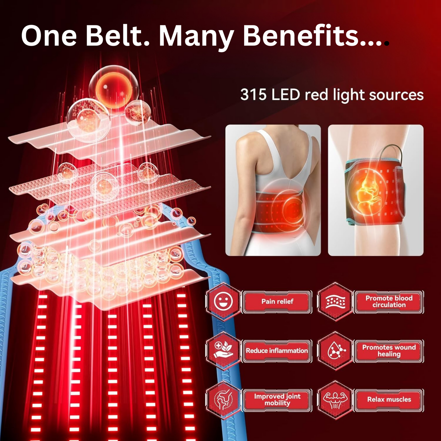 Aura LED Belt